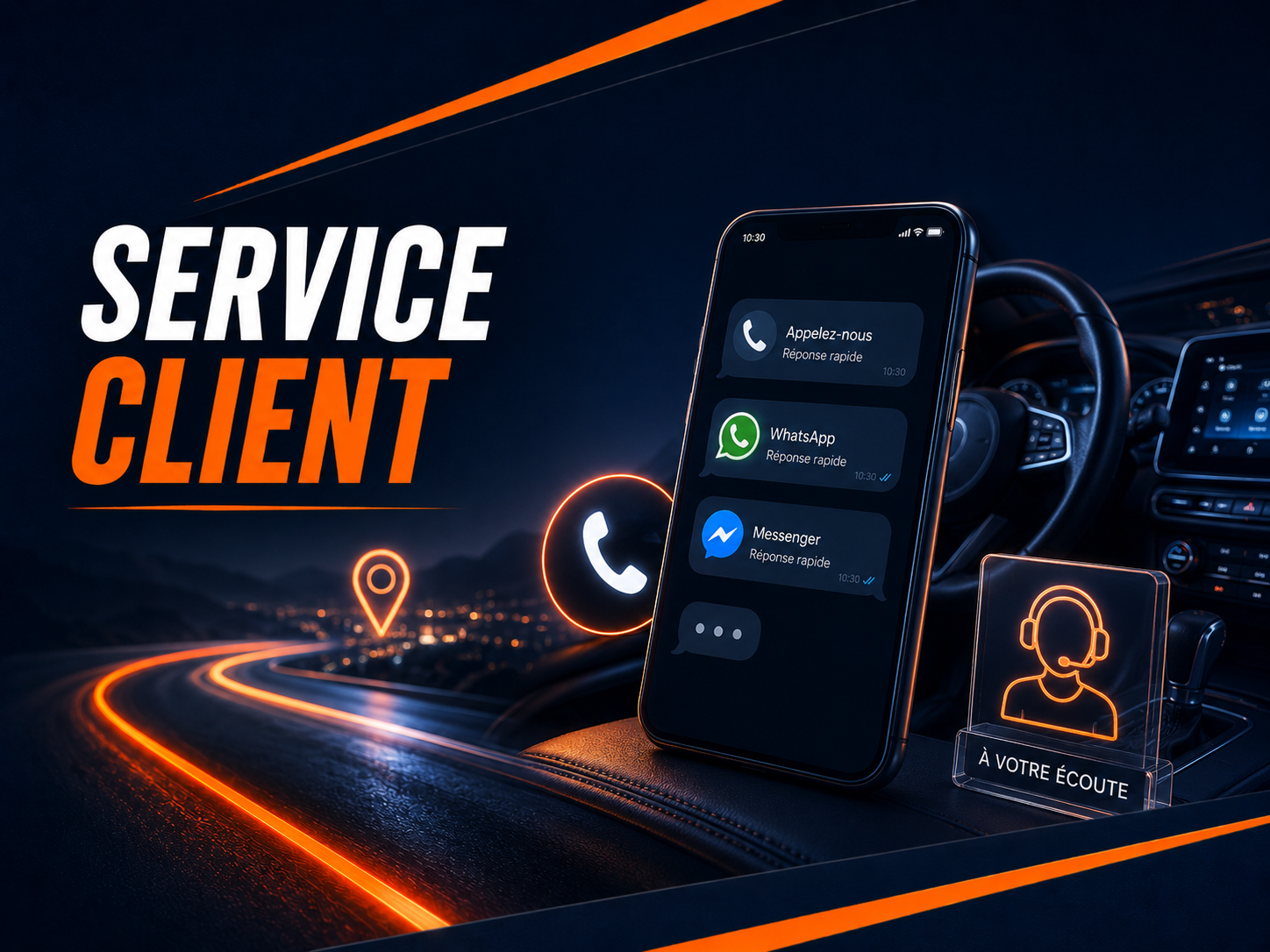 Service client TOM OCCASIONS à La Réunion